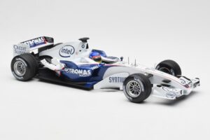 BMW Sauber F1.06 #17 J. Villeneuve F1 2006 Minichamps 1:18 100060017 Metal — billede 4 af 6