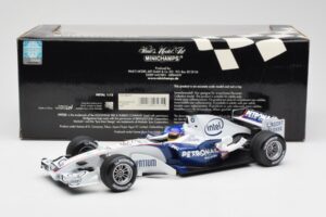 BMW Sauber F1.06 #17 J. Villeneuve F1 2006 Minichamps 1:18 100060017 Metal — billede 6 af 6