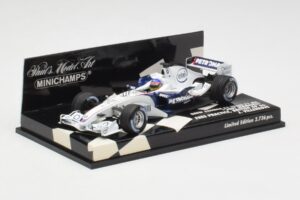 BMW Sauber F1.06 J. Villeneuve Wedding Edition F1 2006 Minichamps 1:43 400060117 Metal — billede 3 af 5