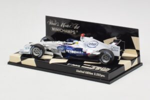 BMW Sauber F1.06 #10 N. Heidfeld Hungarian GP 3rd Place 2006 Minichamps 1:43 400060116 Metal — billede 3 af 5