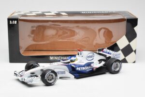 BMW Sauber F1.06 #16 N. Heidfeld F1 2006 Minichamps 1:18 100060016 Metal — billede 6 af 6