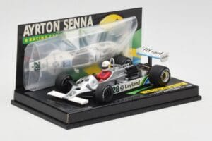 Brabham BMW BT52B A. Senna Test Car Paul Ricard 14 November 1983 Minichamps 1:43 540834399 Metal — billede 2 af 5