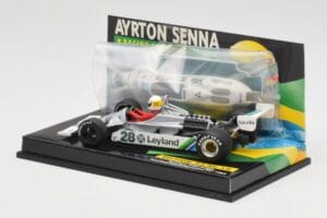 Brabham BMW BT52B A. Senna Test Car Paul Ricard 14 November 1983 Minichamps 1:43 540834399 Metal — billede 3 af 5