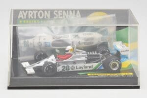 Brabham BMW BT52B A. Senna Test Car Paul Ricard 14 November 1983 Minichamps 1:43 540834399 Metal — billede 5 af 5