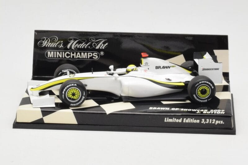Brawn GP Mercedes BGP001 #22 J. Button Showcar 2009 Minichamps 1:43 400090092 Metal