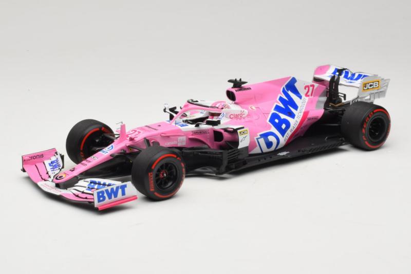 Racing Point RP20 Mercedes #27 N. Hulkenberg BWT Racing Point 70th Anniversary Grand Prix 2020 Minichamps 1:18 110200527 Meta