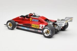 Ferrari 126C2 #27 G. Villeneuve GP Belgium 1982 MCG 1:18 MCG18629F Metal — billede 5 af 6