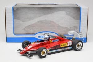 Ferrari 126C2 #28 D. Pironi GP Monaco 1982 MCG 1:18 MCG18628F Metal — billede 6 af 6