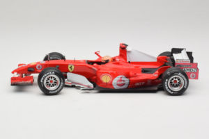 Ferrari 248 F1 #5 M. Schumacher German GP Hockenheimring 2006 Hot Wheels 1:18 J2887 Metal — billede 3 af 6