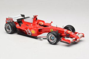 Ferrari 248 F1 #5 M. Schumacher German GP Hockenheimring 2006 Hot Wheels 1:18 J2887 Metal — billede 4 af 6