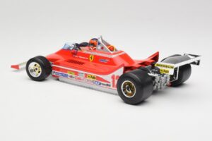 Ferrari 312T4 #12 G. Villeneuve South African Grand Prix 1979 Bburago 1:18 18-16814 Metal — billede 5 af 6