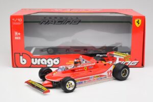 Ferrari 312T4 #12 G. Villeneuve United States Grand Prix East Winner 1979 Bburago 1:18 18-16814-18-01546 Metal — billede 6 af 6