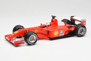 Ferrari F2001 #1 M. Schumacher F1 World Champion 2001 Rød Hot Wheels 1:18 50202 Metal