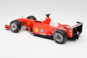 Ferrari F2001 #1 M. Schumacher F1 World Champion 2001 Rød Hot Wheels 1:18 50202 Metal — billede 5 af 6