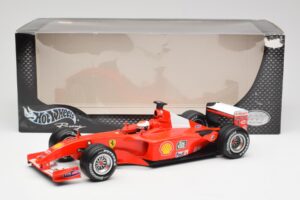 Ferrari F2001 #1 M. Schumacher F1 World Champion 2001 Rød Hot Wheels 1:18 50202 Metal — billede 6 af 6