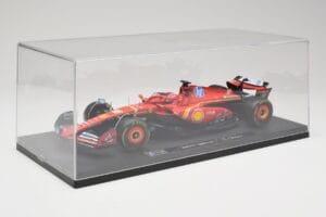 Ferrari SF-24 #16 C. Leclerc Emilia Romagna Grand Prix 2024 Bburago 1:18 18-16821-L-IMOLA-SHOWCASE Metal — billede 6 af 7