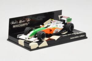 Force India Mercedes VJM02 #21 G. Fisichella Showcar 2009 Minichamps 1:43 400090091 Metal — billede 2 af 5