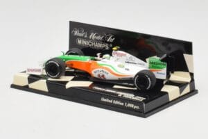 Force India Mercedes VJM02 #21 G. Fisichella Showcar 2009 Minichamps 1:43 400090091 Metal — billede 3 af 5