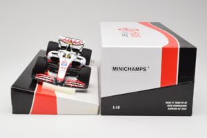 Haas VF-22 #47 M. Schumacher Bahrain GP 2022 Minichamps 1:18 147220147 Metal — billede 6 af 7