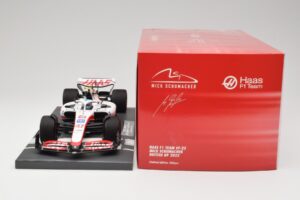Haas VF-22 #47 M. Schumacher British GP 2022 Minichamps 1:18 117221047 Resin — billede 6 af 7
