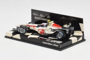 Honda RA106 A. Davidson Test Driver F1 2006 Minichamps 1:43 400060036 Metal — billede 3 af 5