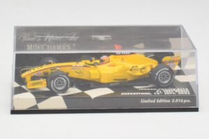 Jordan EJ15 S. Yamamoto F1 Silverstone Test 2005 Minichamps 1:43 400050239 Metal — billede 5 af 6