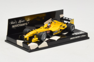 Jordan EJ14 Ford #18 N. Heidfeld Jordan Ford F1 Team Showcar 2004 Minichamps 1:43 400040088 Metal — billede 2 af 5