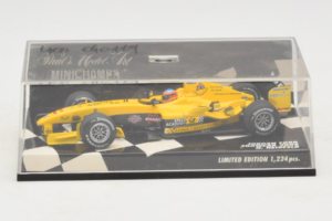 Jordan EJ14 Ford #18 N. Heidfeld Jordan Ford F1 Team Showcar 2004 Minichamps 1:43 400040088 Metal — billede 4 af 5