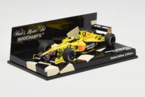 Jordan Honda EJ11 #7 H-H. Frentzen F1 2001 Minichamps 1:43 400010011 Metal — billede 2 af 5