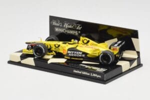 Jordan Honda EJ11 #7 H-H. Frentzen F1 2001 Minichamps 1:43 400010011 Metal — billede 3 af 5