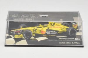 Jordan Honda EJ11 #7 H-H. Frentzen F1 2001 Minichamps 1:43 400010011 Metal — billede 5 af 5