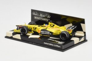 Jordan Honda EJ11 #11 J. Trulli F1 2001 Minichamps 1:43 400010012 Metal — billede 3 af 5