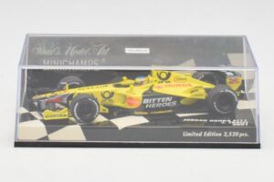 Jordan Honda EJ11 #11 J. Trulli F1 2001 Minichamps 1:43 400010012 Metal — billede 5 af 5