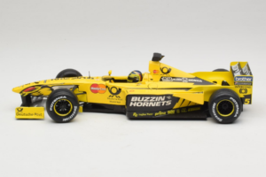 Jordan EJ10 H-H. Frentzen F1 Launch Edition 2000 Hot Wheels 1:18 29160 Metal — billede 3 af 6