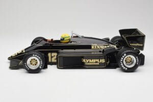 Lotus Renault 97T John Player Special #12 A. Senna Portuguese GP 1985 1st Victory Minichamps 1:12 540851292 Metal — billede 4 af 8