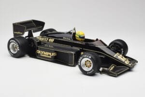 Lotus Renault 97T John Player Special #12 A. Senna Portuguese GP 1985 1st Victory Minichamps 1:12 540851292 Metal — billede 6 af 8