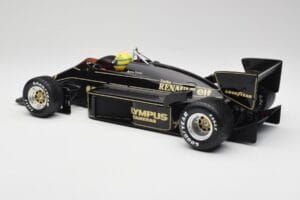 Lotus Renault 97T John Player Special #12 A. Senna Portuguese GP 1985 1st Victory Minichamps 1:12 540851292 Metal — billede 7 af 8