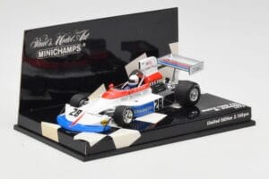 March Ford 751 #28 M. Donohue Race Car 1975 Minichamps 1:43 430750028 Metal — billede 2 af 5
