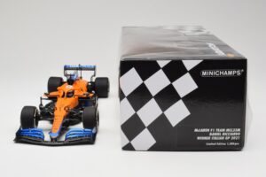 McLaren MCL35M #3 D. Ricciardo Italian GP Winner 2021 Minichamps 1:18 530213303 Resin — billede 6 af 7