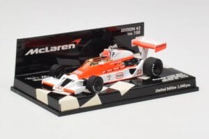 McLaren Ford M26 B. Giacomelli British GP 1978 Minichamps 1:43 530784333 Metal — billede 2 af 5