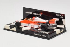 McLaren Ford M26 B. Giacomelli British GP 1978 Minichamps 1:43 530784333 Metal — billede 3 af 5