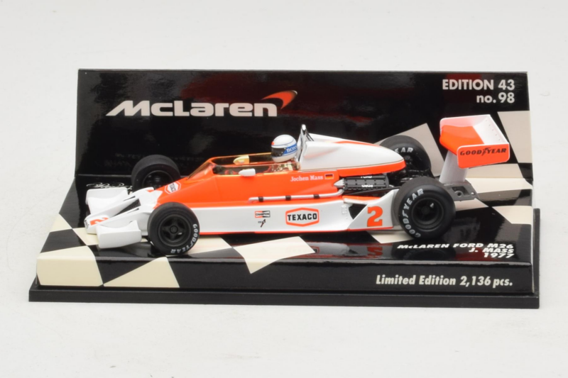 McLaren M26 Ford J. Mass F1 1977 Minichamps 1:43 530774302 Metal