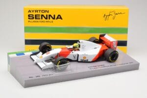 McLaren Ford MP4/8 #8 A. Senna Winner Australian GP 1993 Minichamps 1:18 543933838 Metal — billede 7 af 7