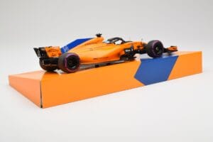 McLaren MCL33 #14 F. Alonso Canadian Grand Prix 300th Start 2018 Minichamps 1:18 533184014 Metal — billede 3 af 6