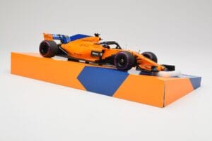 McLaren MCL33 #14 F. Alonso Canadian Grand Prix 300th Start 2018 Minichamps 1:18 533184014 Metal — billede 4 af 6
