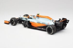 McLaren MCL35M #4 L. Norris Monaco GP 2021 Minichamps 1:18 530212404 Metal — billede 5 af 7