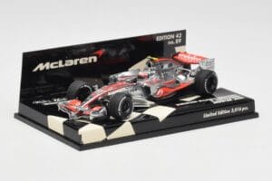 McLaren Mercedes MP4-23 #23 H. Kovalainen Showcar 2008 Minichamps 1:43 530084393 Metal — billede 2 af 5