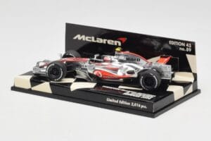 McLaren Mercedes MP4-23 #23 H. Kovalainen Showcar 2008 Minichamps 1:43 530084393 Metal — billede 3 af 5