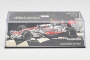 McLaren Mercedes MP4-23 #23 H. Kovalainen Showcar 2008 Minichamps 1:43 530084393 Metal — billede 5 af 5
