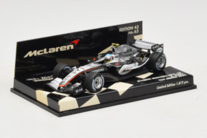 McLaren MP4-20 Mercedes A. Wurz F1 2005 Minichamps 1:43 530054355 Metal — billede 2 af 5